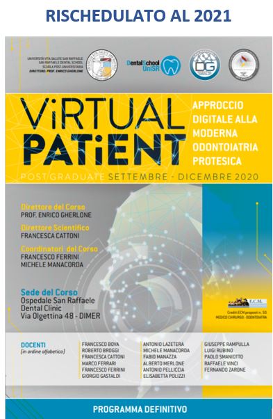 Virtual Patient – Approccio digitale alla moderna odontoiatria protesica